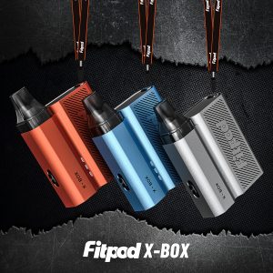 三色款式 FITPOD X-BOX 小煙主機整齊排開展示,斯萊克四代全系列外觀一次看