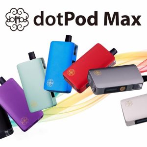 DotPod Max 七色電子煙主機展示圖,Dotmod 最新主機系列完整配色呈現
